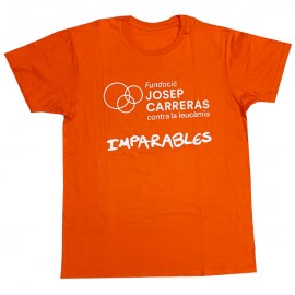 Camiseta imparables solidaria para hombre Fundación josep Carreras catalán